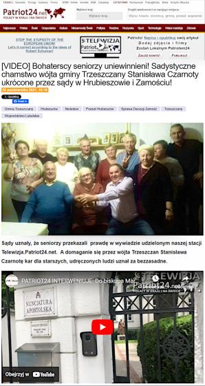 RUTKOWSKI: Nowa Wójt w Trzeszczanach! Koniec rządów skazanego Stanisława Cz. i uznanego winnym przestępstwa tymczasowego zarządcy Pawła L. Koniec prześladowania prawdomównego robotnika Wiesława Księżuka i seniorów!