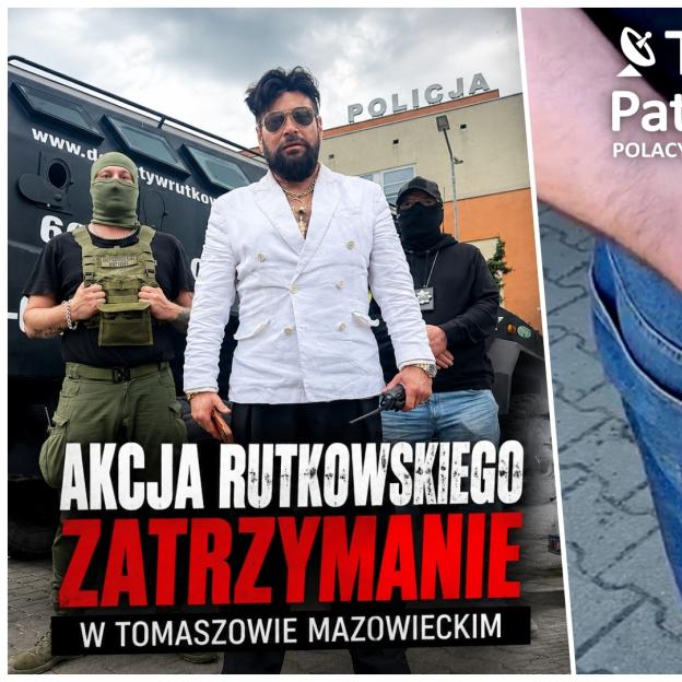 [VIDEO] Tomaszów Mazowiecki. Wspólne działania Biura Rutkowski i policji. Podejrzany zatrzymany