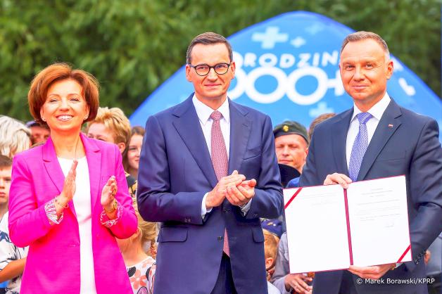 [VIDEO] Prezydent: Rodzina największym oparciem dla rozwoju Polski